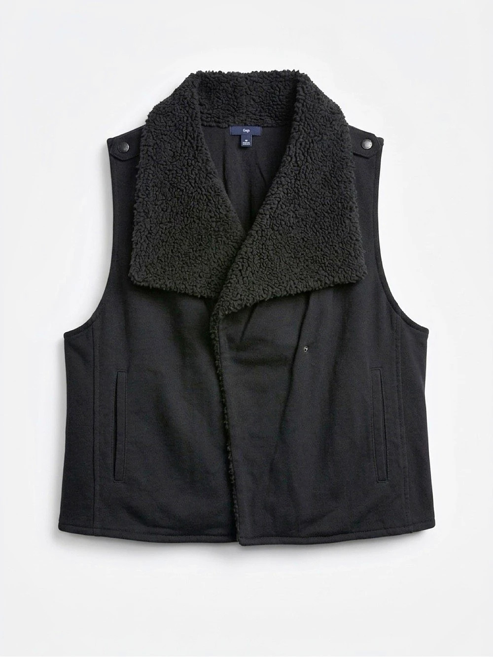 Gap Black Moto Vest